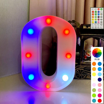 Colorful LED Marquee Letter Lights