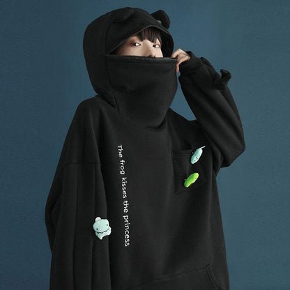 Frog Head Hooded Sweatshirt