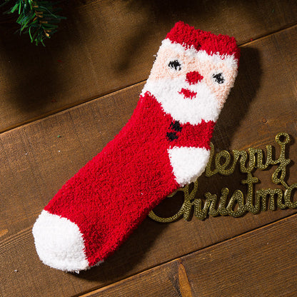 Gift Choice -Christmas Warm Fuzzy Cartoon Socks