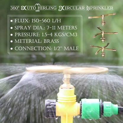 Automatic Rotating Sprinkler