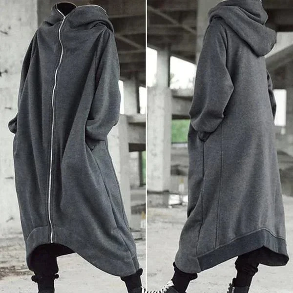 💥Unisex Long-sleeve Nazgul Long Coat With Hood