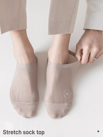 High-end Ice Silk Mesh Socks