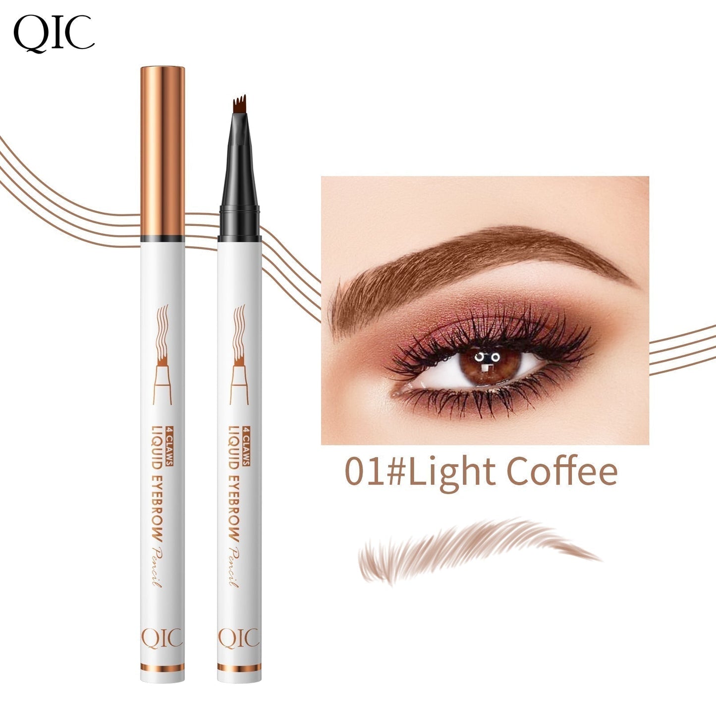 Liquid Smudge-proof Natural Eyebrow Pencil-BUY 1 GET 1 FREE