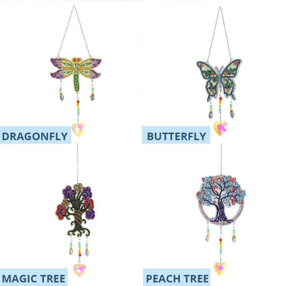 Diamond DIY Painted Wind Chime Charm