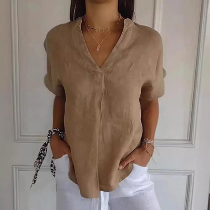 ✨2024 Summer New Arrivals✨Women’s Comfortable Casual V-neck Tops