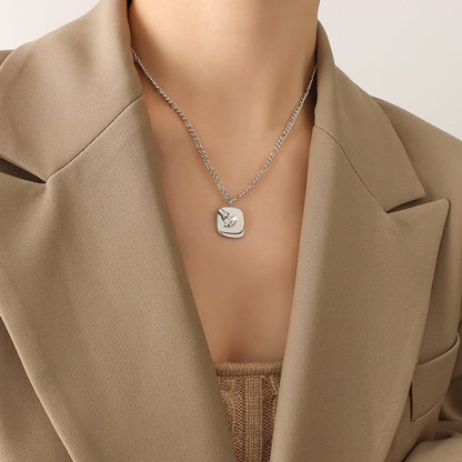 3D Three-Dimensional Half Face Necklace