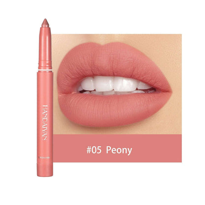 12 Colors Rotating Sharpenable Matte Lipstick Pencils