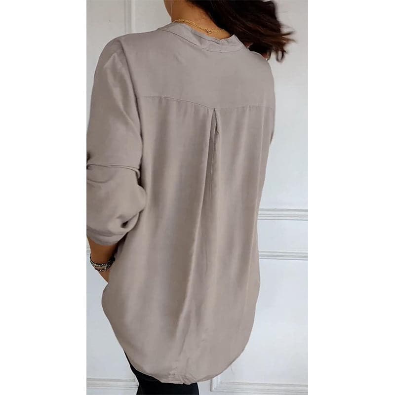 🌷Cotton V-neck Sequin Mid-sleeve Casual Top