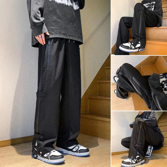 2024 New Style Casual Pants Zipper Trousers