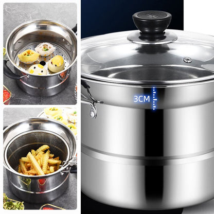 🎁Hot Sale 49% OFF⏳Multipurpose Stainless Steel Saucepan