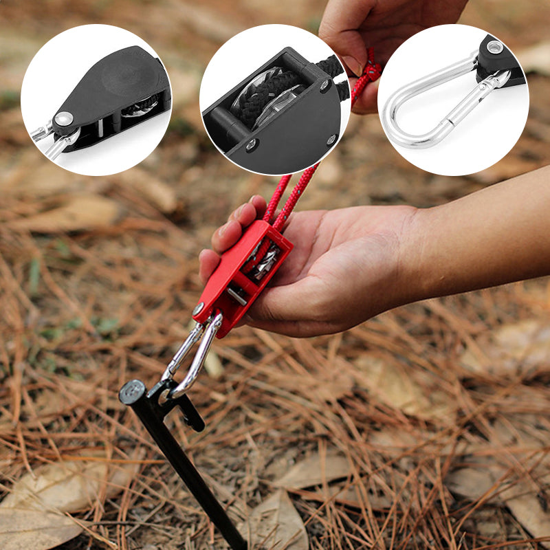 🪢Portable Adjustable Fix Camping Rope🌳