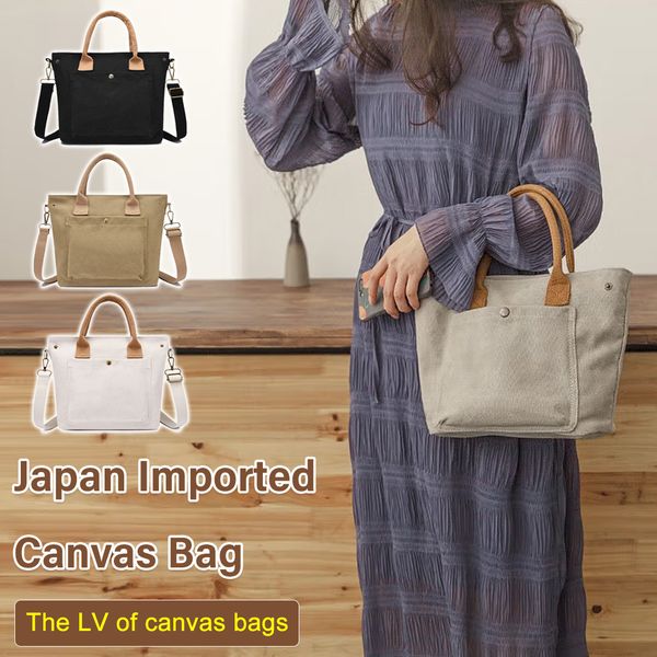 Large Capacity Multi-pocket Waterproof Canvas Bag