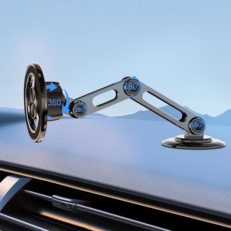 360-degree Rotation All-metal Magnetic Car Phone Holder