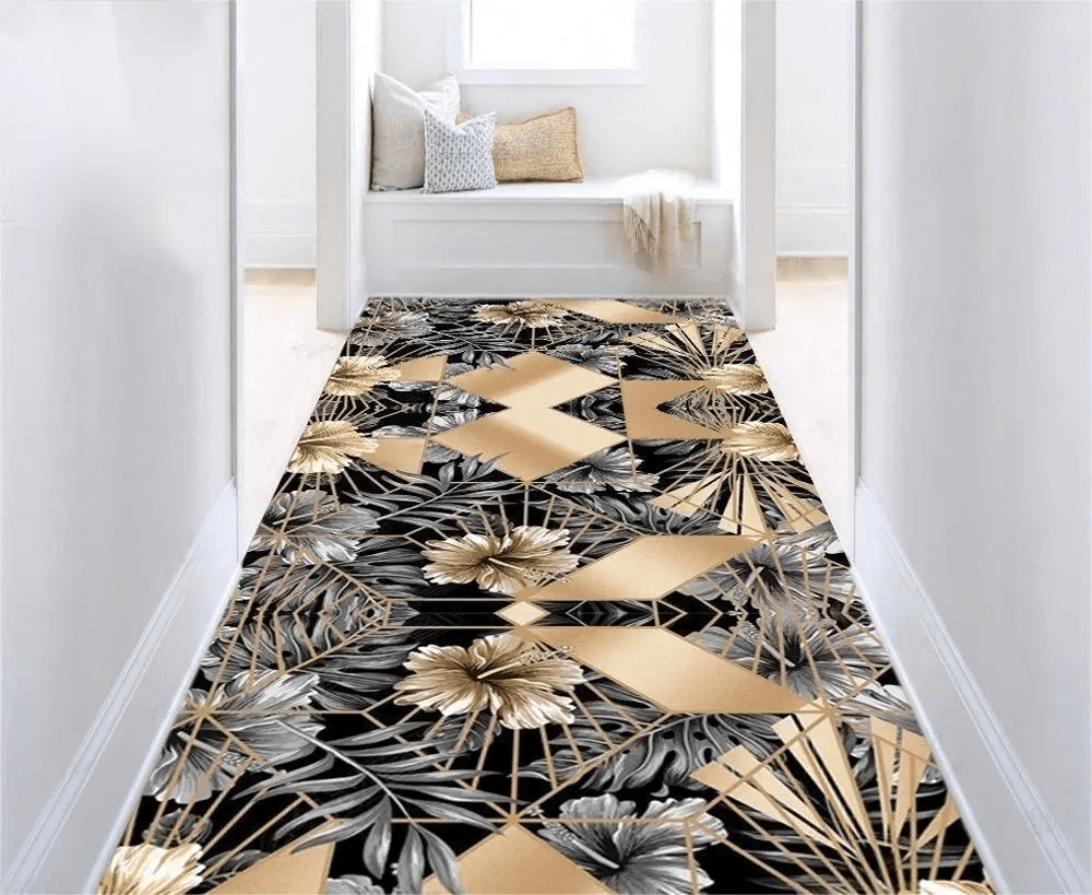 Cut-out 3D Carpet With Floral Flooring