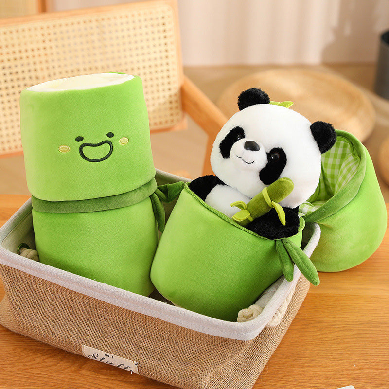 Funny Gifts - Cute Bamboo Panda Soft Plush Doll