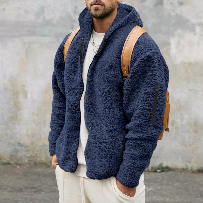 Men's Plush Warm Casual Jacket