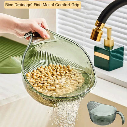 Multi-functional Clear Draining Basket