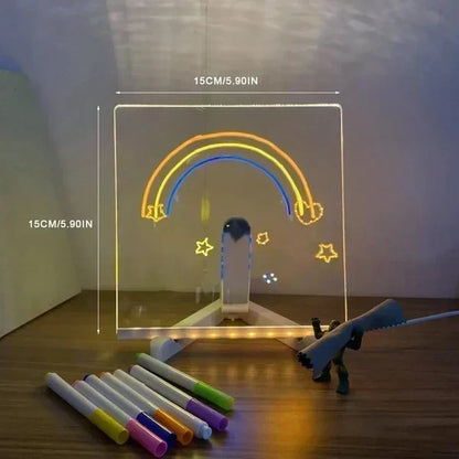 💞 Kids Luminous LED Acrylic Drawing Board