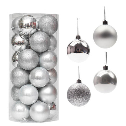 🎄24 PCS Shatterproof Christmas Ball for Hanging Decor