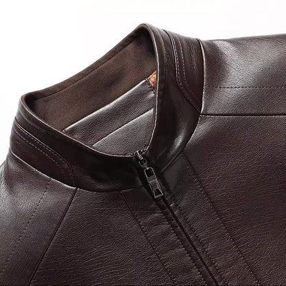 🔥Men’s Warm Plush Lining Leather Jacket