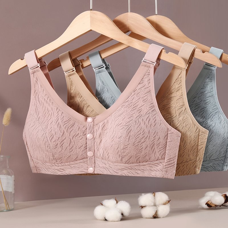 🔥2024 Hot Sale🔥New Front Button Comfort Bra