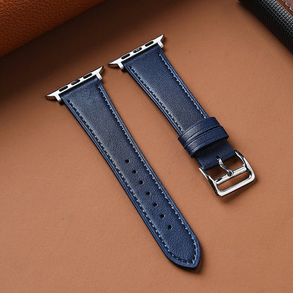 Leather Watch Band Compatible for Apple Watch 38mm 40mm 42mm 44mm 45mm 49mm