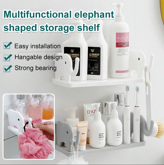 Multifunctional Elephant Storage Shelf