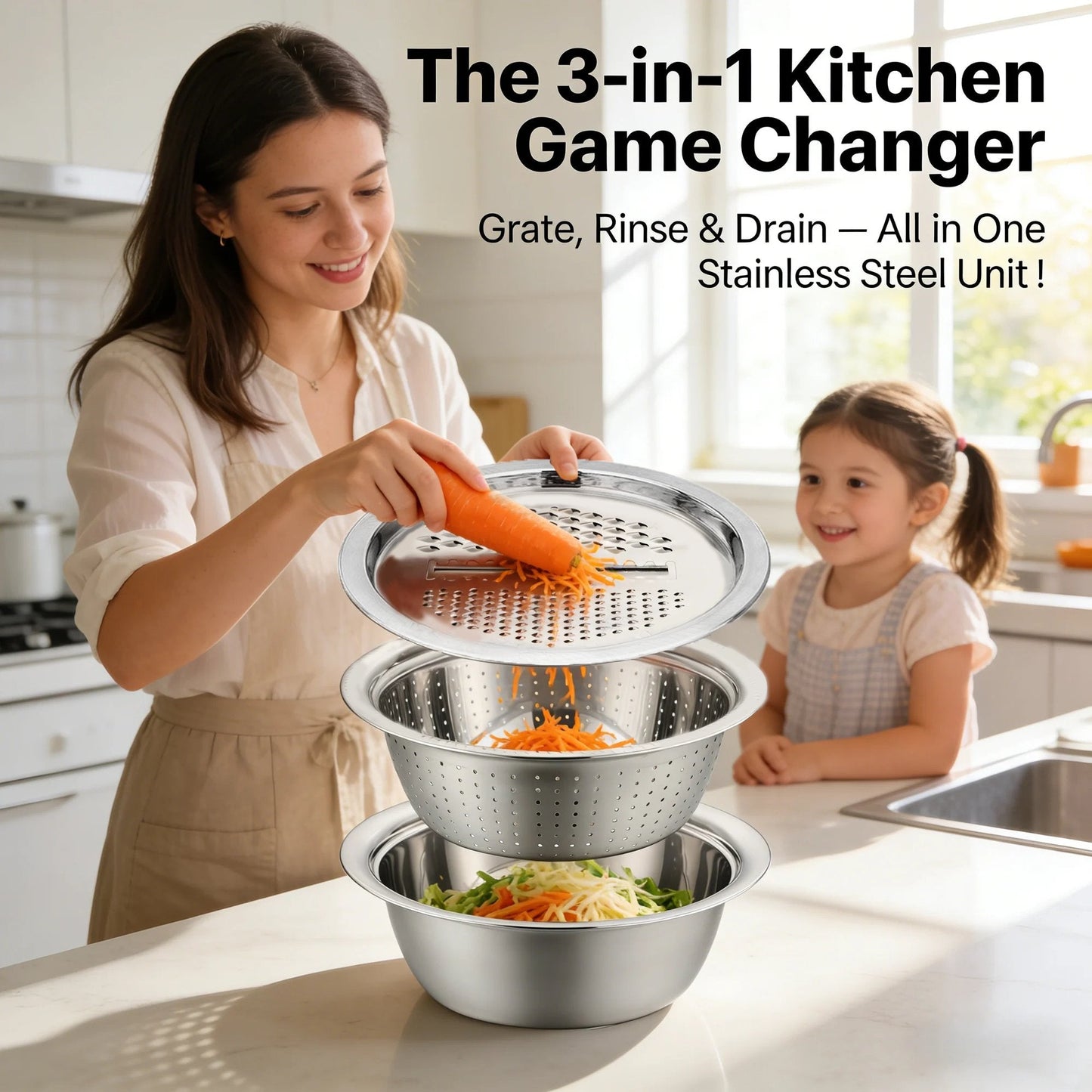 Germany Multifunctional Stainless Steel Basin