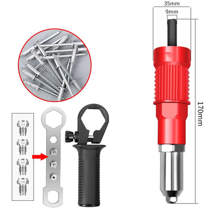 Professional Rivet Drill Head Adapter Kit