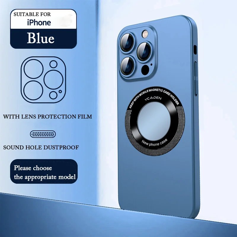 Magnetic Leakage Mark Dustproof Net Case Cover For iPhone