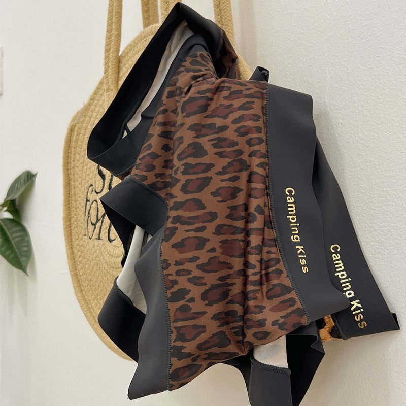 Sexy Leopard Print Seamless Ice Silk Panties