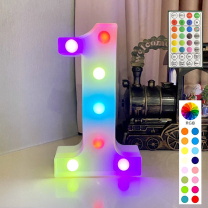 Colorful LED Marquee Letter Lights