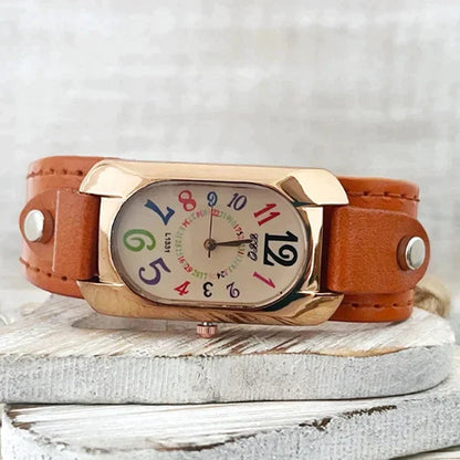 Vintage Quartz Stone Women's Watch