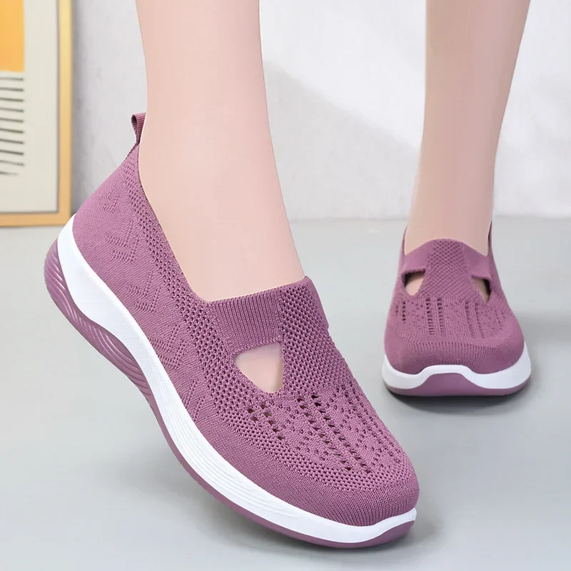 Women's Woven Orthopedic Breathable Soft Sole Shoes