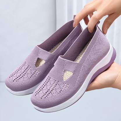 Women's Woven Orthopedic Breathable Soft Sole Shoes