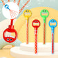 🫧32 Holes Hand Holding Smiley Bubble Wand Toy