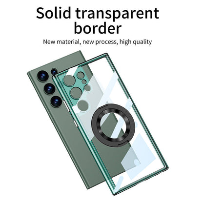 Translucent For Samsung Phone Case with Magnetic Stand