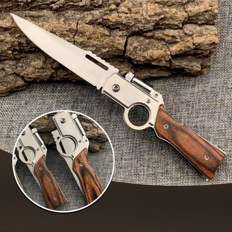 🔥🔥Outdoor Stainless Steel Portable Folding Knife