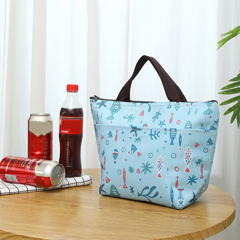 Printed Insulated Lunch Bag for Women