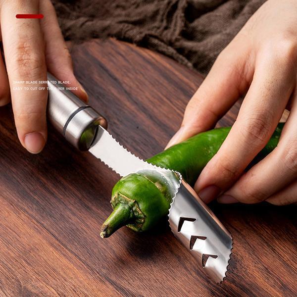 Stainless Steel Chili Corer Peppers Seed Remover（50% OFF）