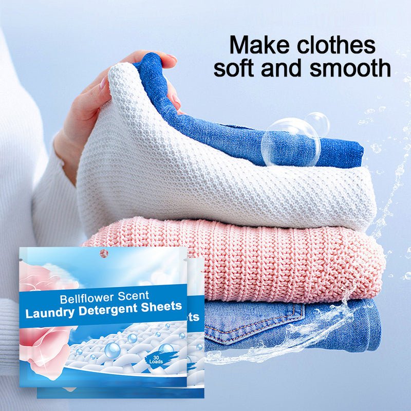 Bellflower Scent Laundry Detergent Sheets (30 Loads)