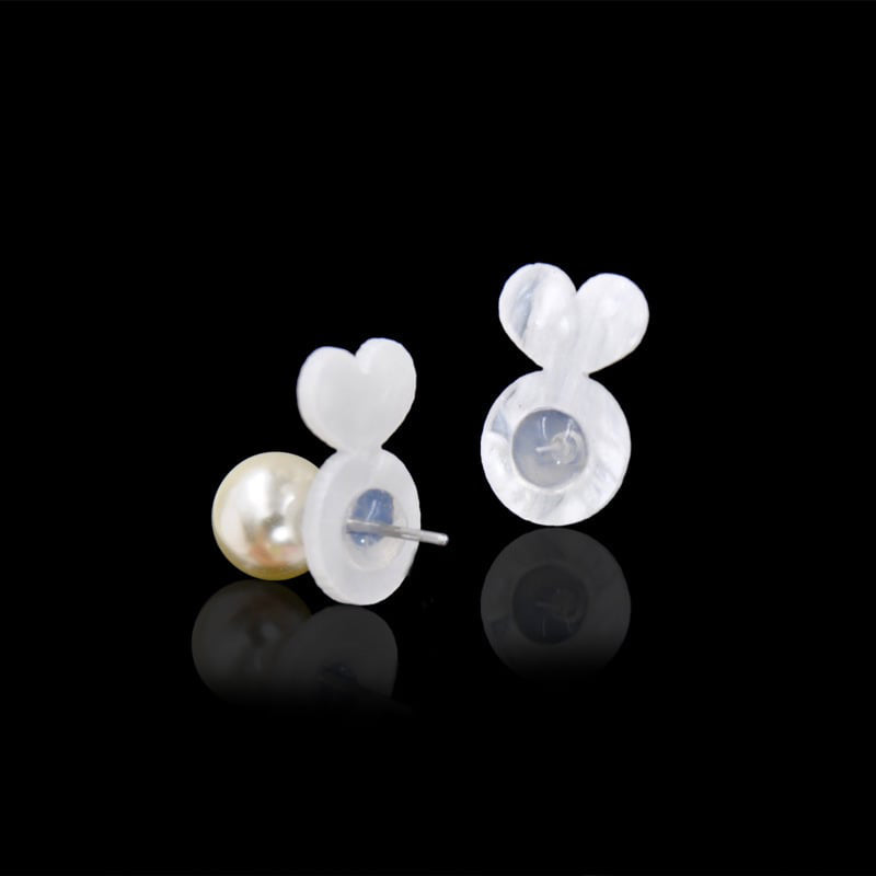 🔥Clear Silicone Earring Backs With Strong Support