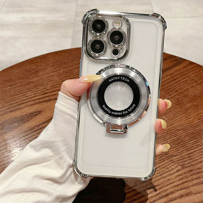 🔥Magnetic Lens Protective Phone Case with Stand