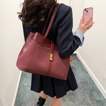 ✨New Models On Line✨Vintage Women’s PU Leather Tote Bag