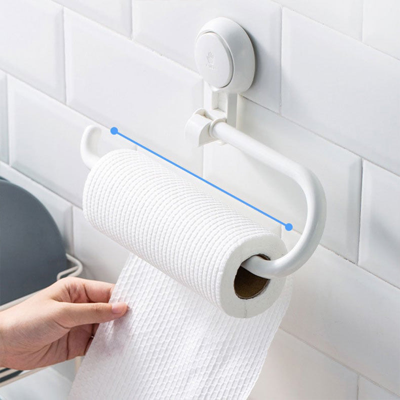 Punch-Free Roll Paper Holder Towel Rack