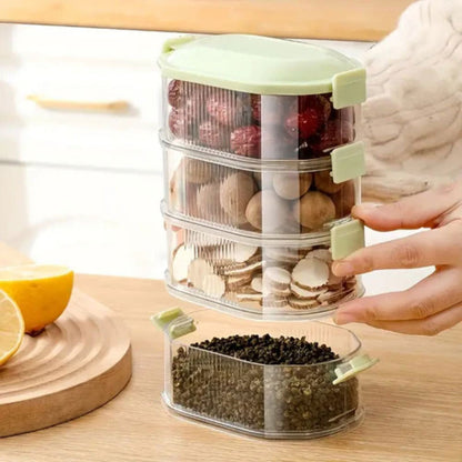 Multilayer Seasoning Storage Box