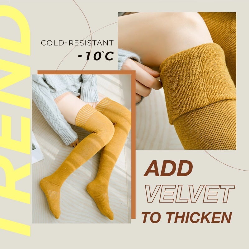 Plush Thickened Medium Tube Warm Women's Socks