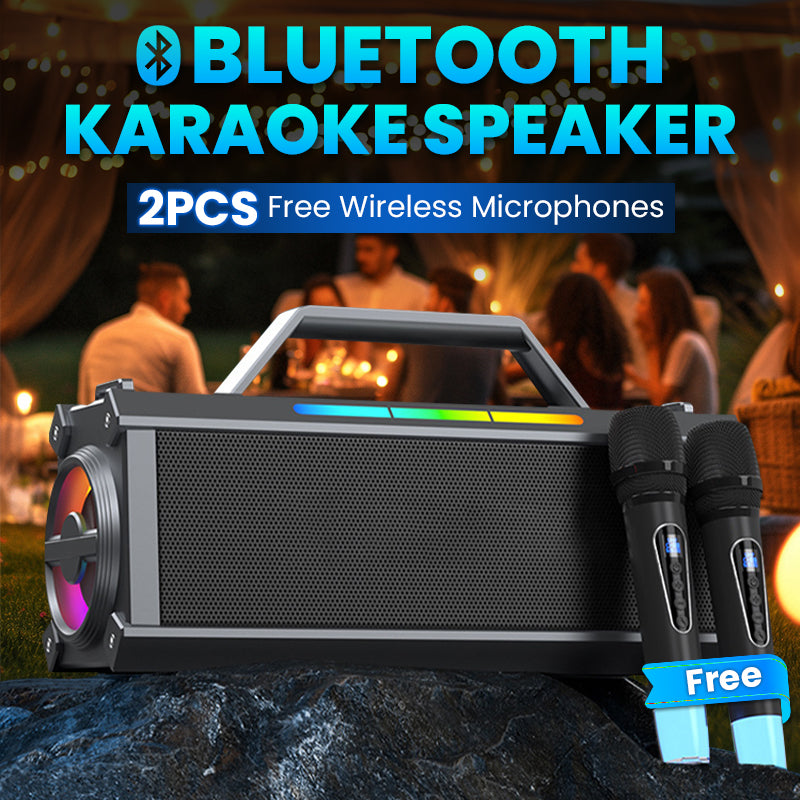 Bluetooth Karaoke Speaker with Wireless Microphone