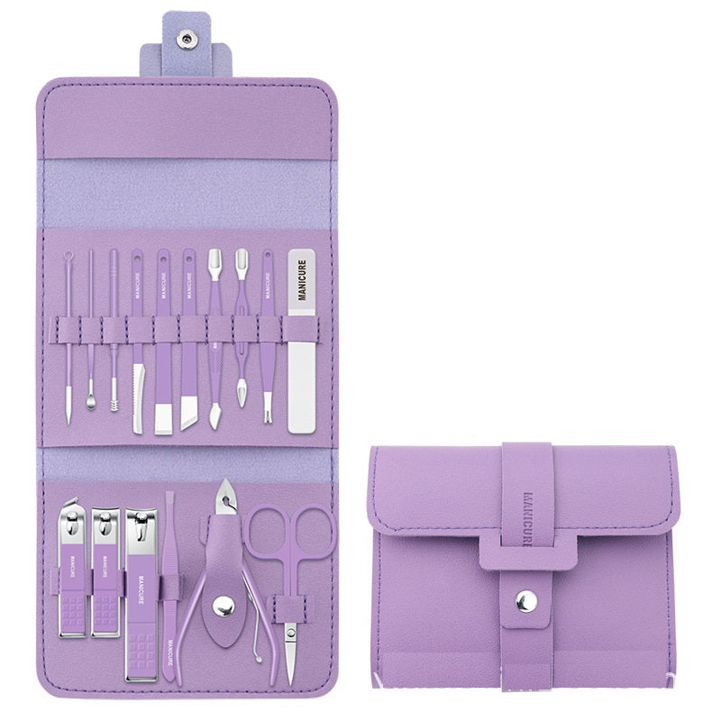 16 PCS Nail Care Set（Ten colors）