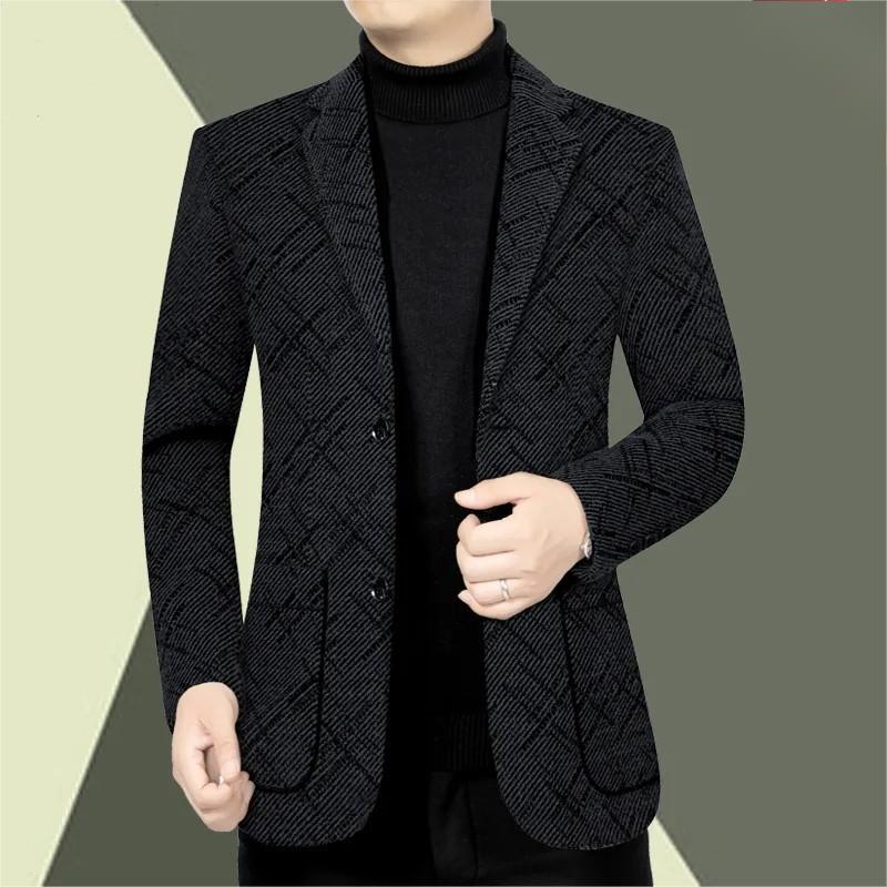 Men's Classic-Fit Single-Breasted Casual Blazer